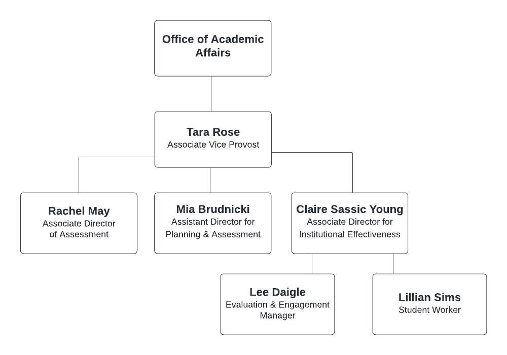 OIE organizational chart