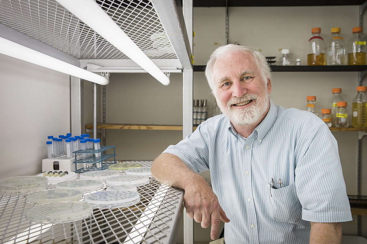 James Moroney in his lab